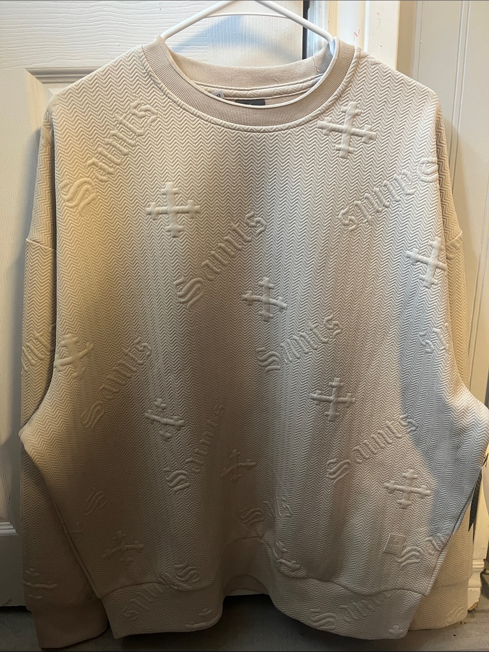 All Saints Beige Pull Over Sweater - Baggy Fit - NWT!